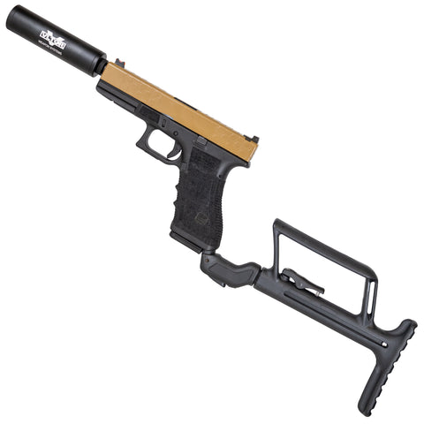 CUSTOM - Double Bell G Pistol 17 Honeycomb CNC - Green Gas Gel Blaster